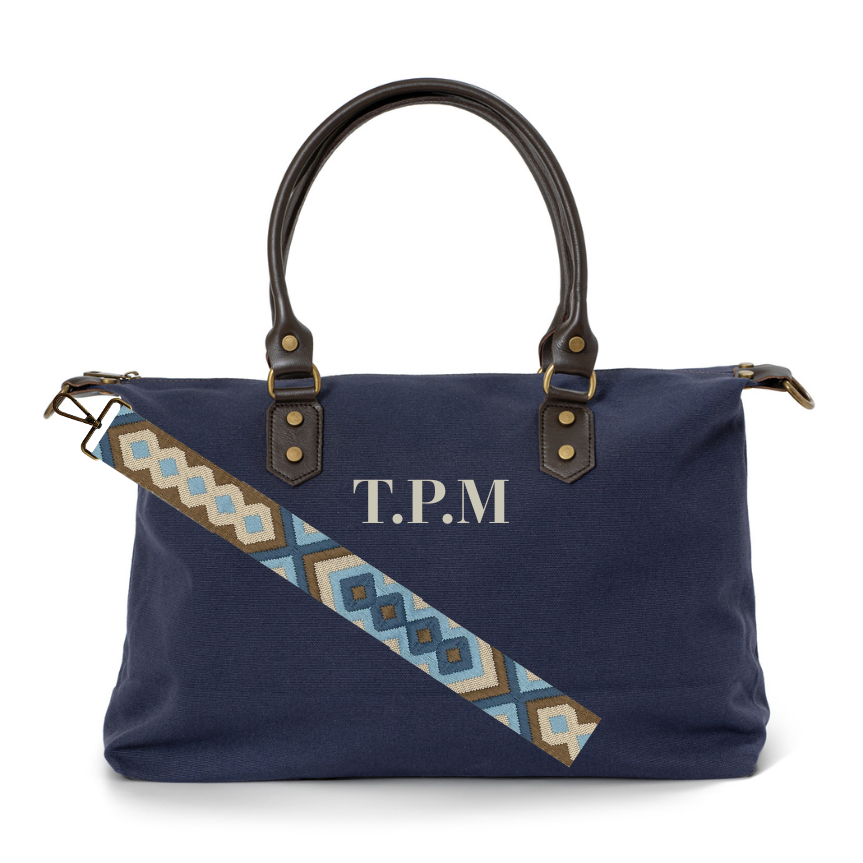Set Leonardo Azul Marino Beige