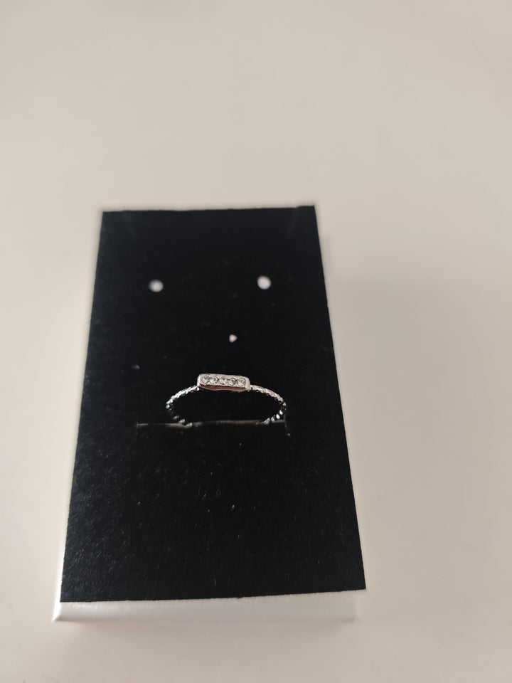 Anillo Noa Plateado fiesta coctel amigas regalo mujer