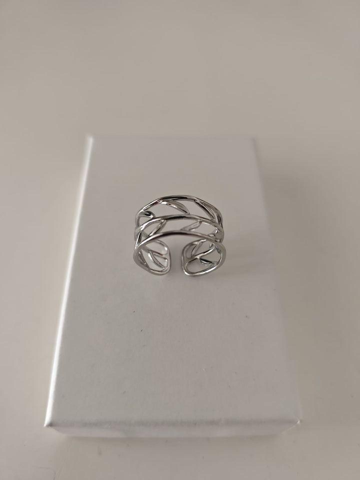 Anillo Vanima Plateado etnico mujer combina unico