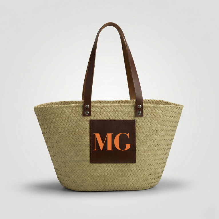 Capazo Personalizado Iniciales (BORDADO INCLUIDO)