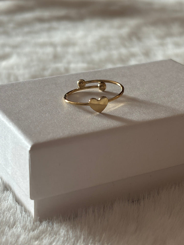 Anillo Mini Love Dorado