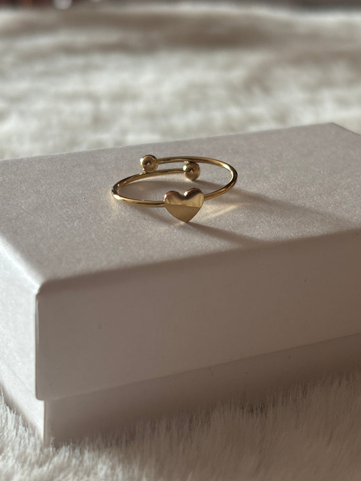 Anillo Mini Love Dorado