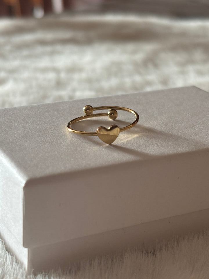 Anillo Mini Love Dorado