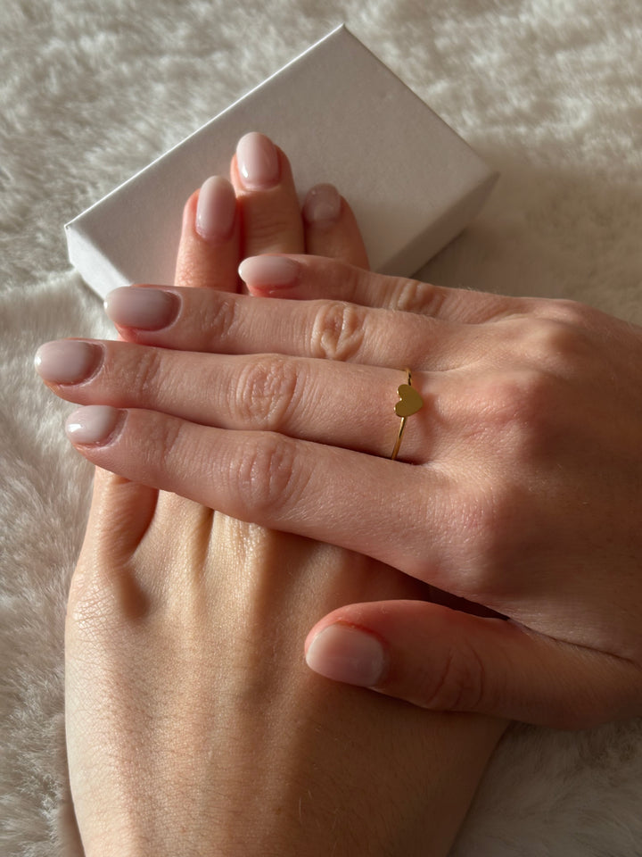 Anillo Mini Love Dorado