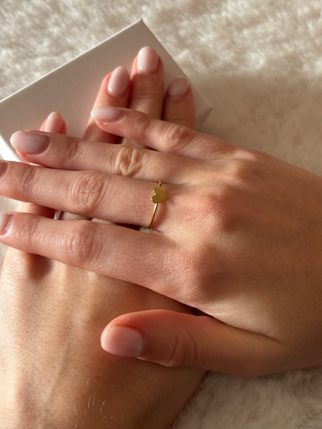 Anillo Mini Love Dorado