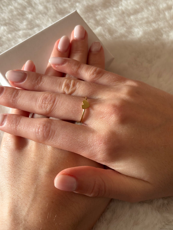 Anillo Mini Love Dorado