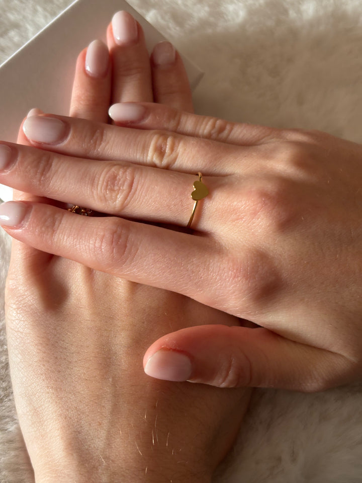 Anillo Mini Love Dorado