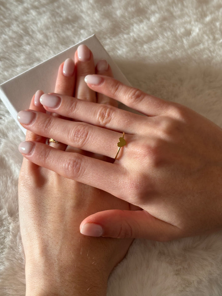 Anillo Mini Love Dorado