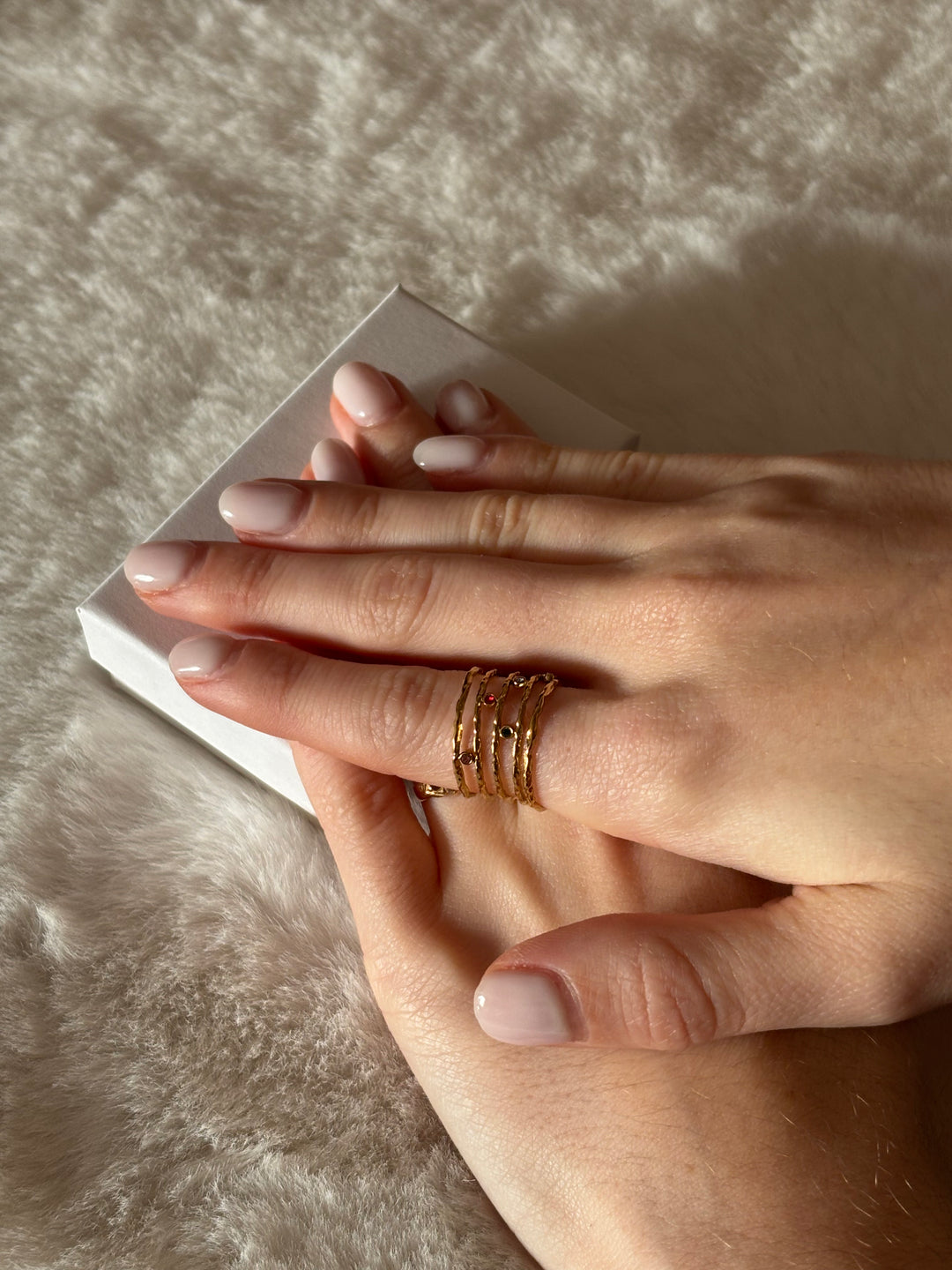 Anillo Birds Dorado