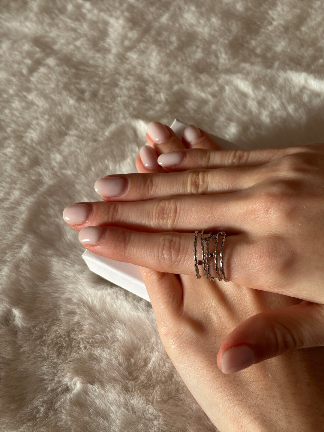 Anillo Birds Plateado
