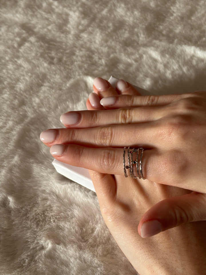 Anillo Birds Plateado