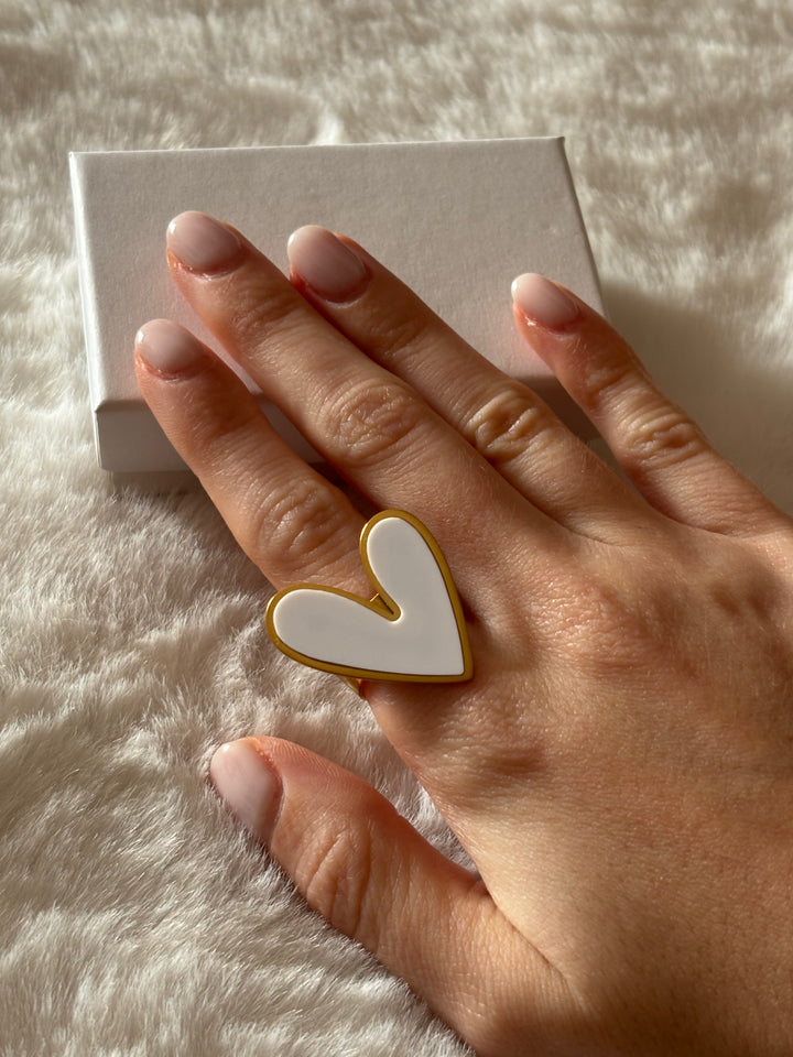 Anillo Whole Heart Dorado