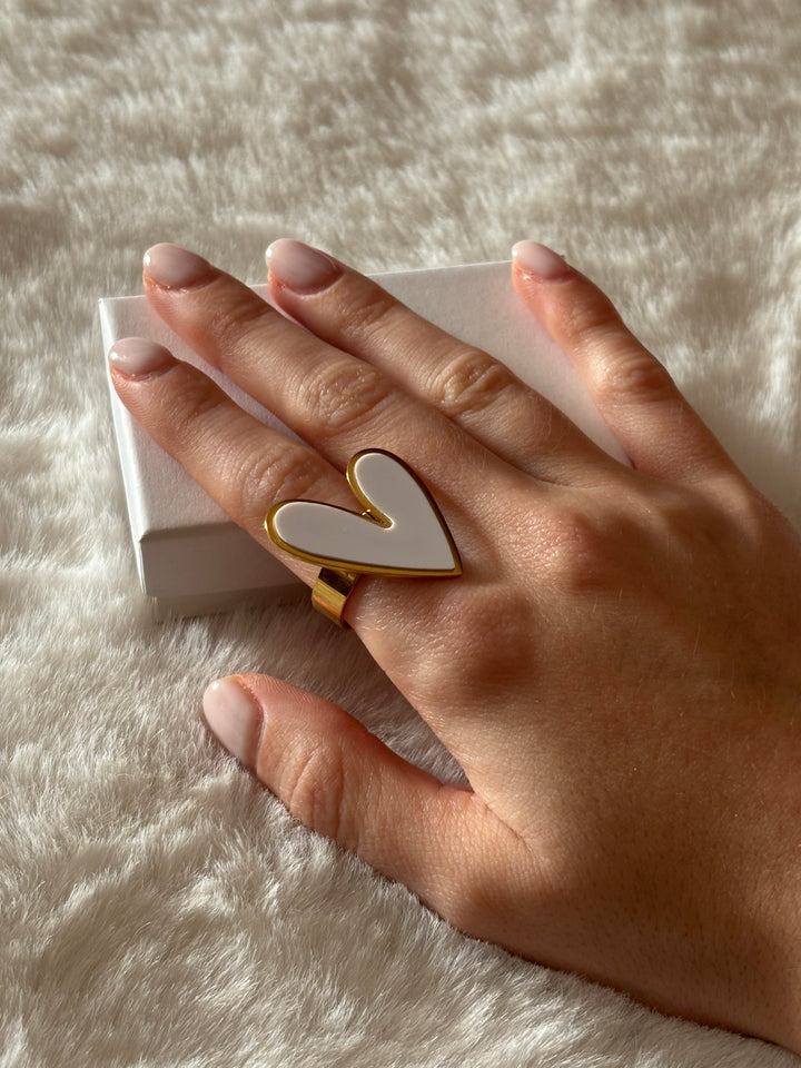 Anillo Whole Heart Dorado