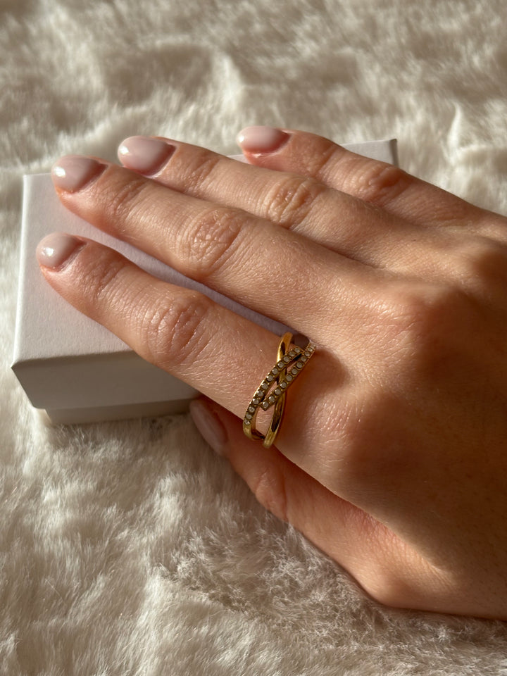 Anillo Valentina Dorado