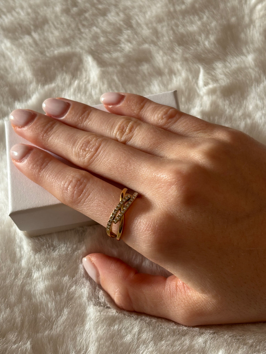 Anillo Valentina Dorado