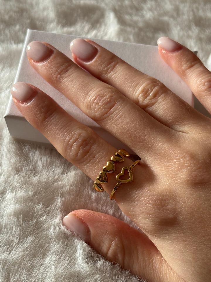 Anillo Love Dorado