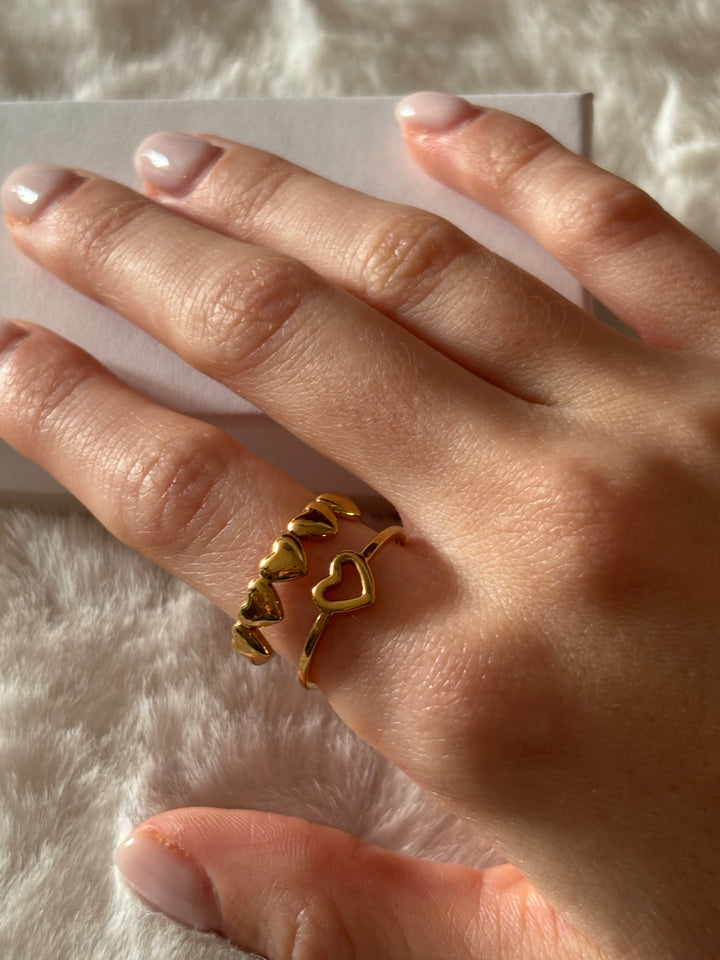 Anillo Love Dorado