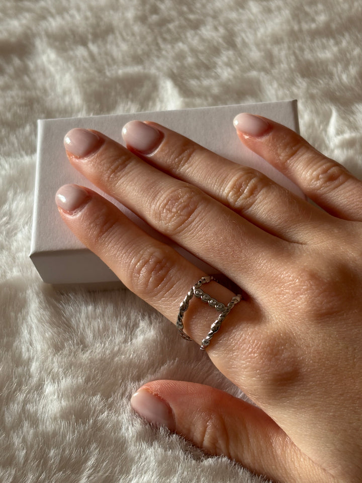 Anillo Elisa Plateado