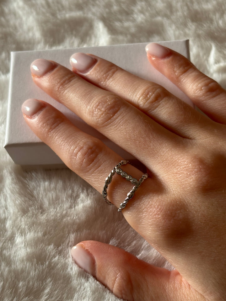 Anillo Elisa Plateado