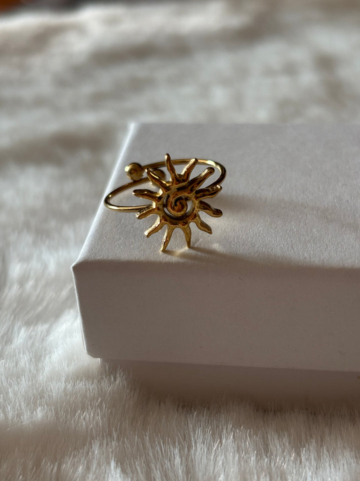Anillo Sun Dorado