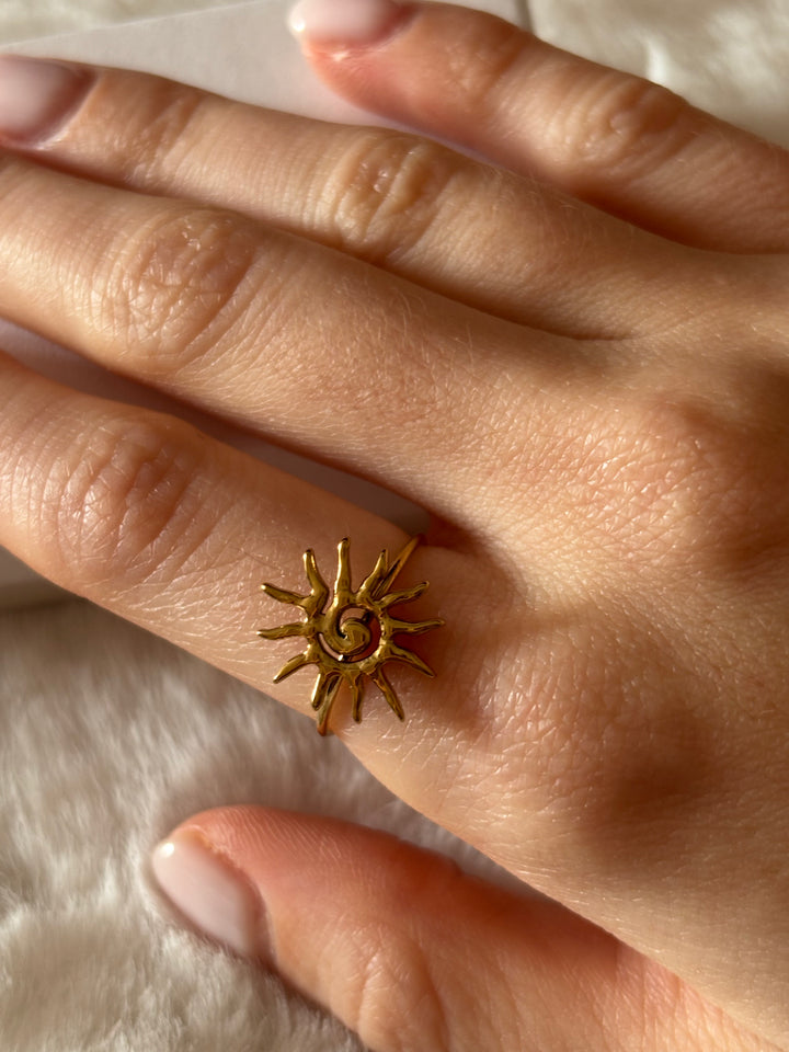 Anillo Sun Dorado