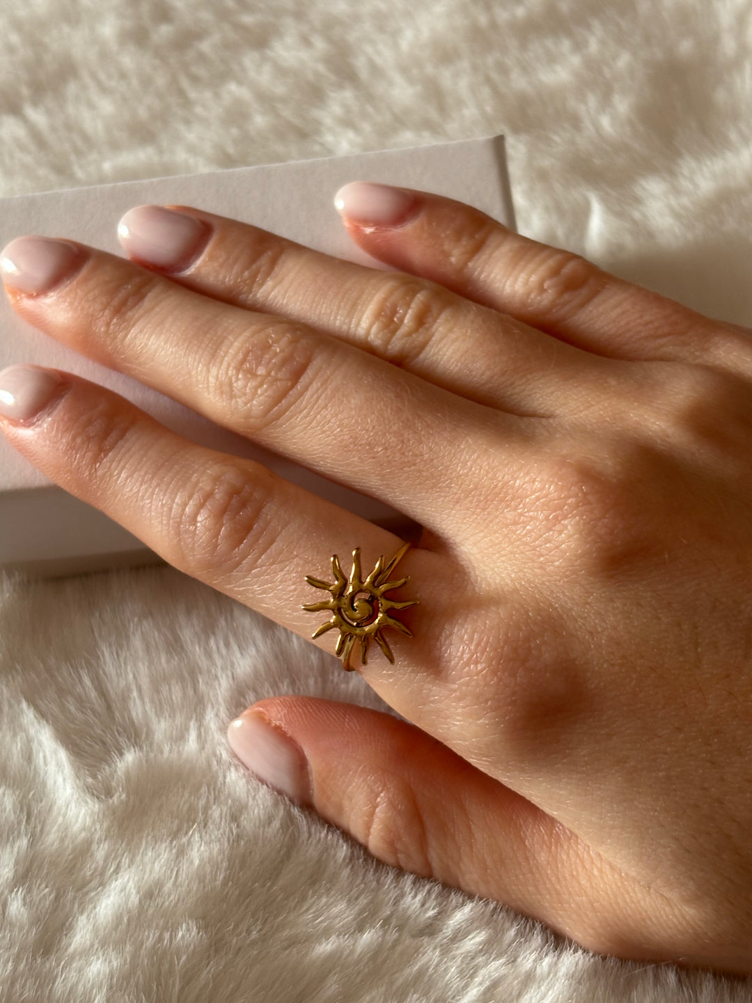 Anillo Sun Dorado