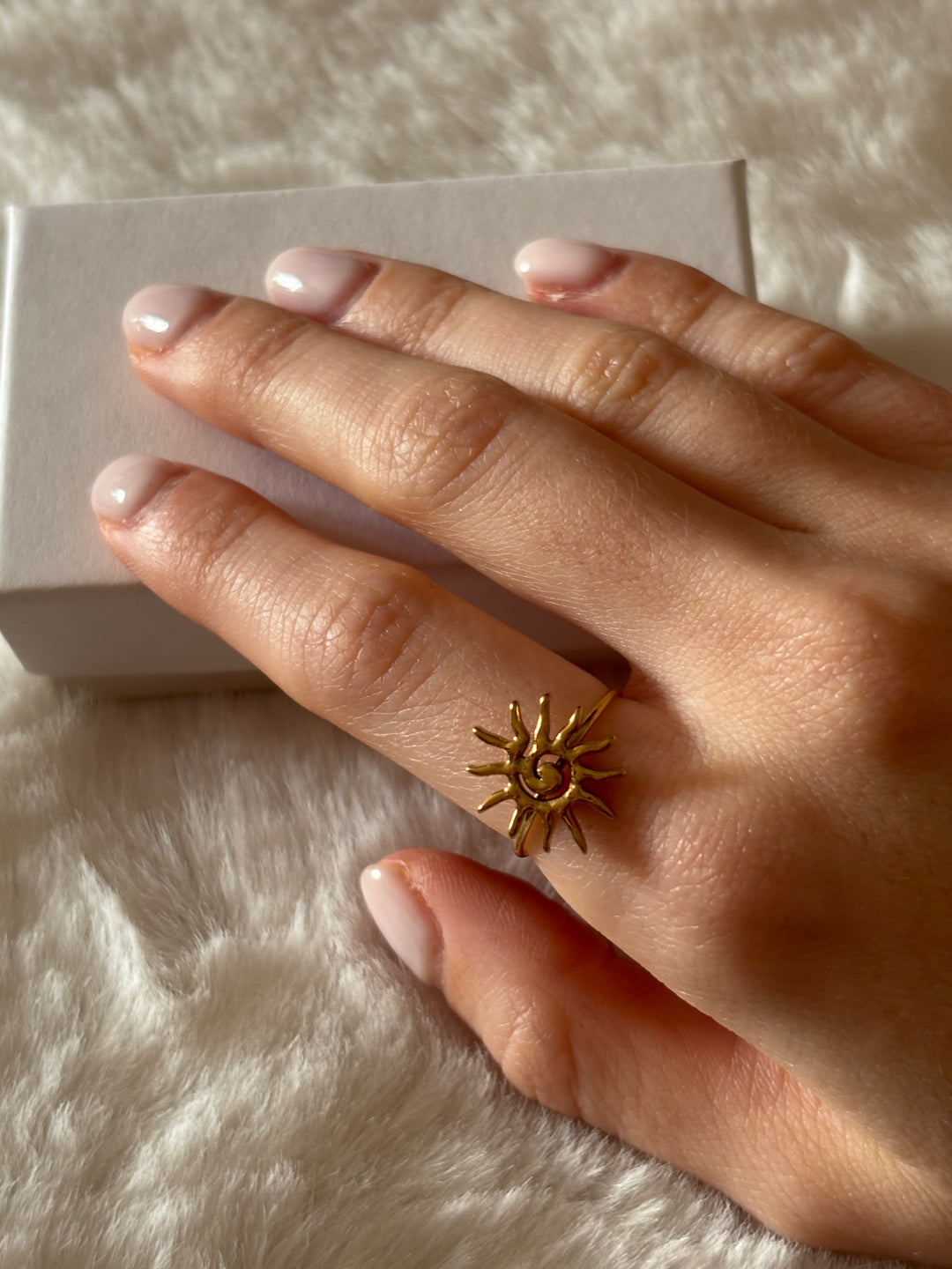 Anillo Sun Dorado