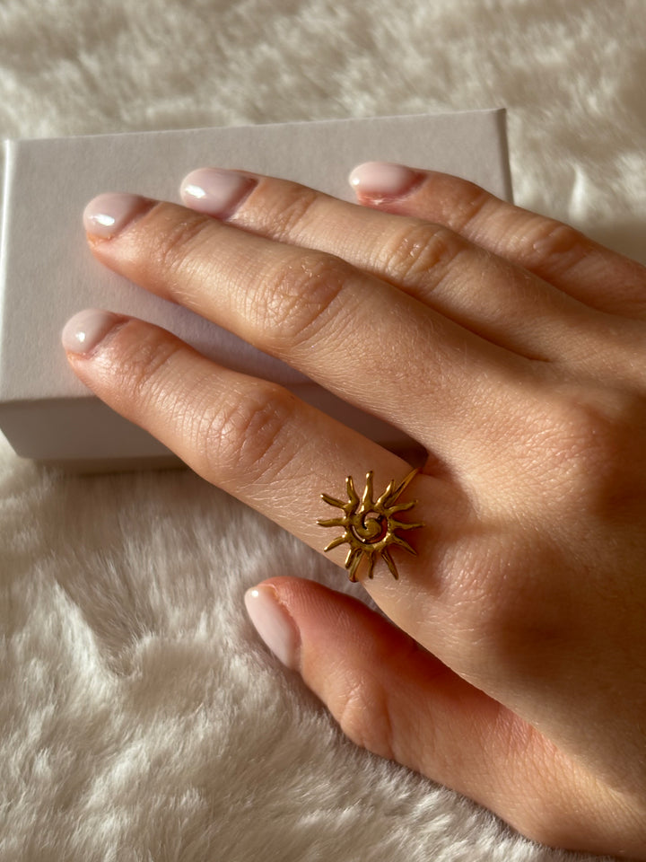 Anillo Sun Dorado