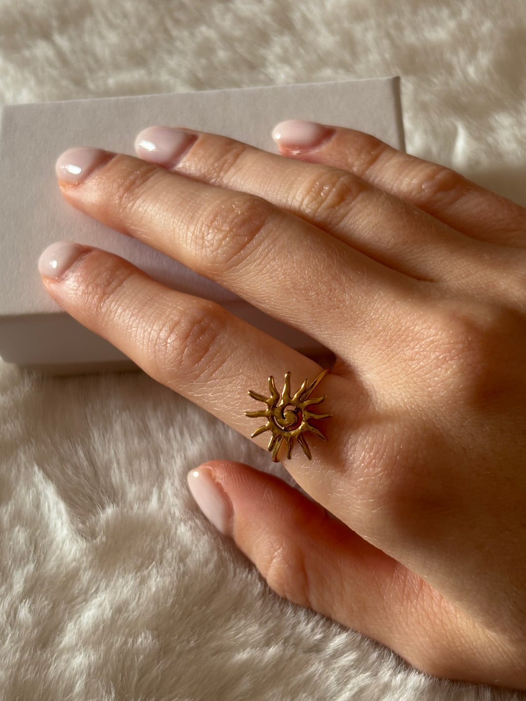 Anillo Sun Dorado