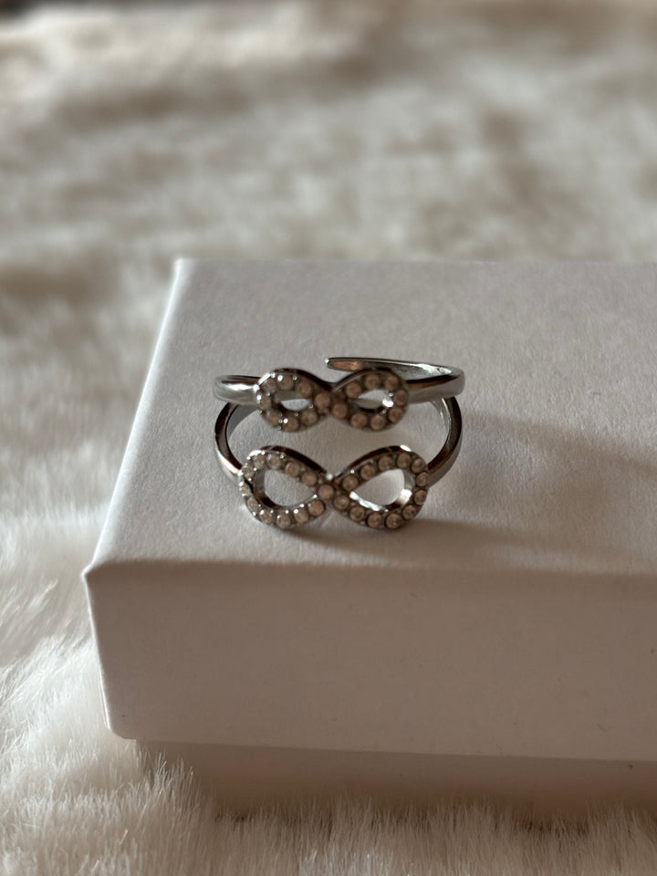 Anillo Infinity Plateado