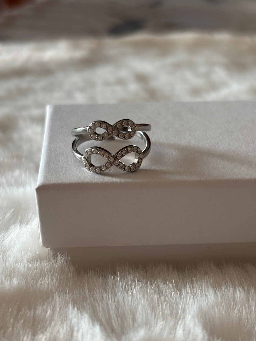 Anillo Infinity Plateado