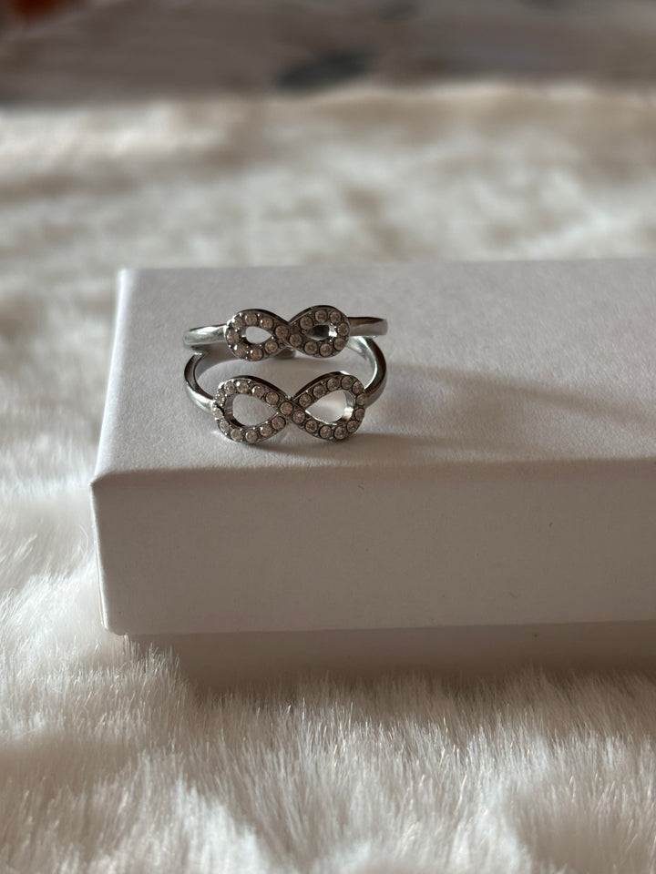 Anillo Infinity Plateado