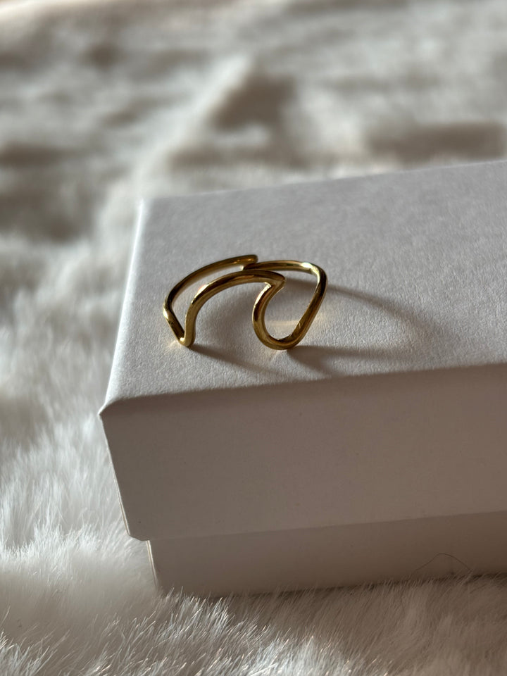 Anillo Verso Dorado