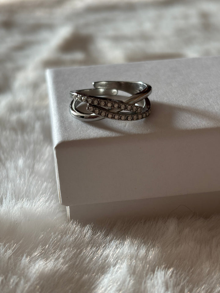 Anillo Valentina Plateado