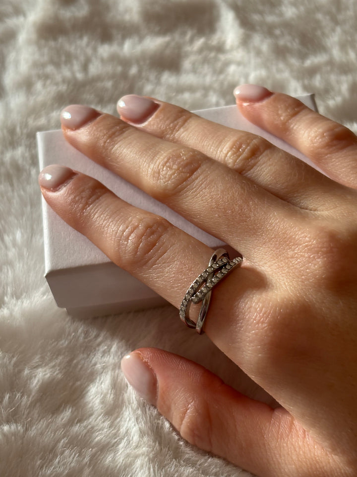 Anillo Valentina Plateado