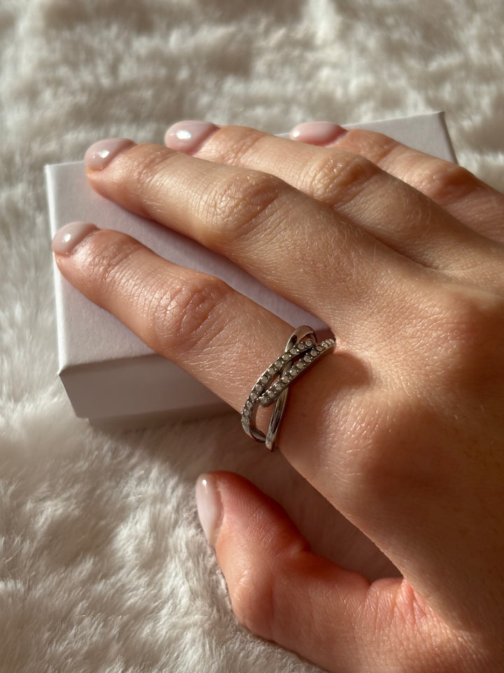 Anillo Valentina Plateado