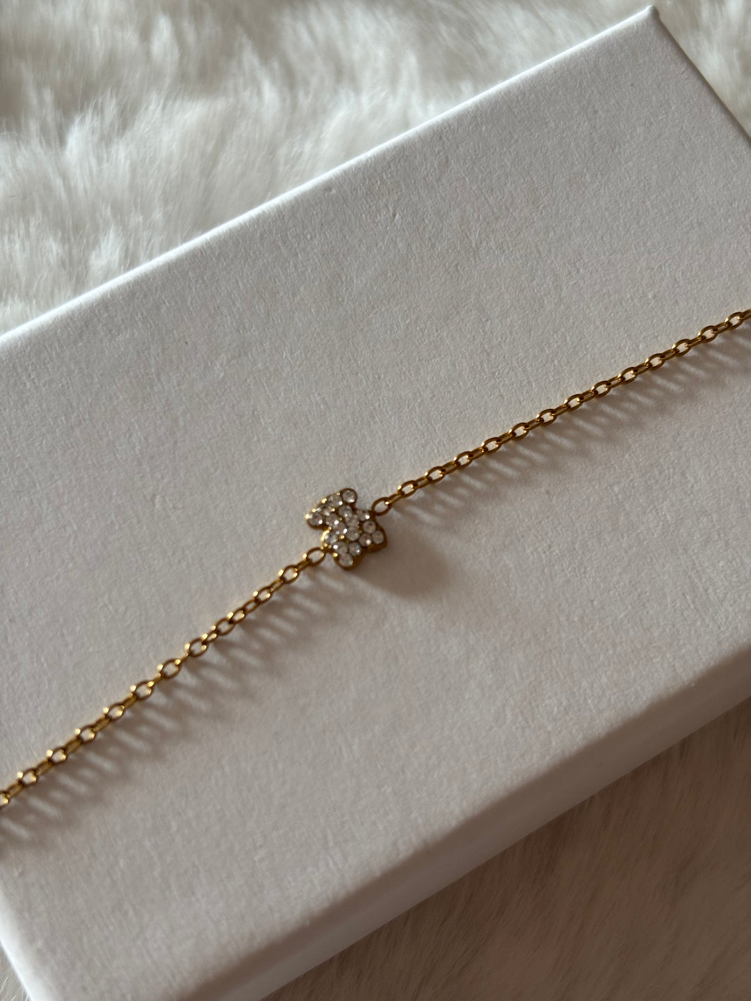 Pulsera Oso Dorada