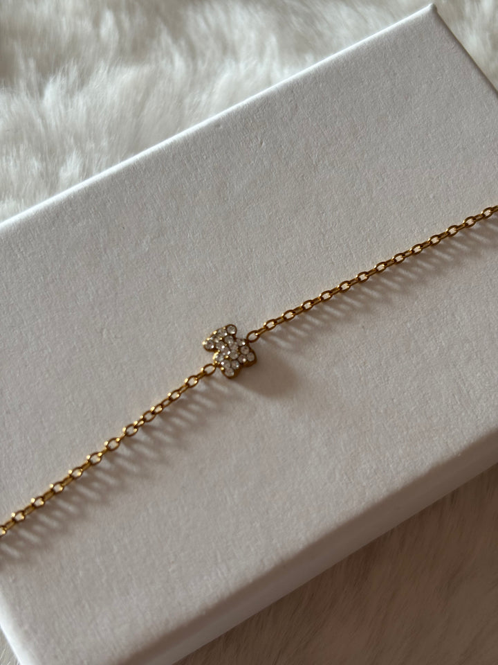 Pulsera Oso Dorada