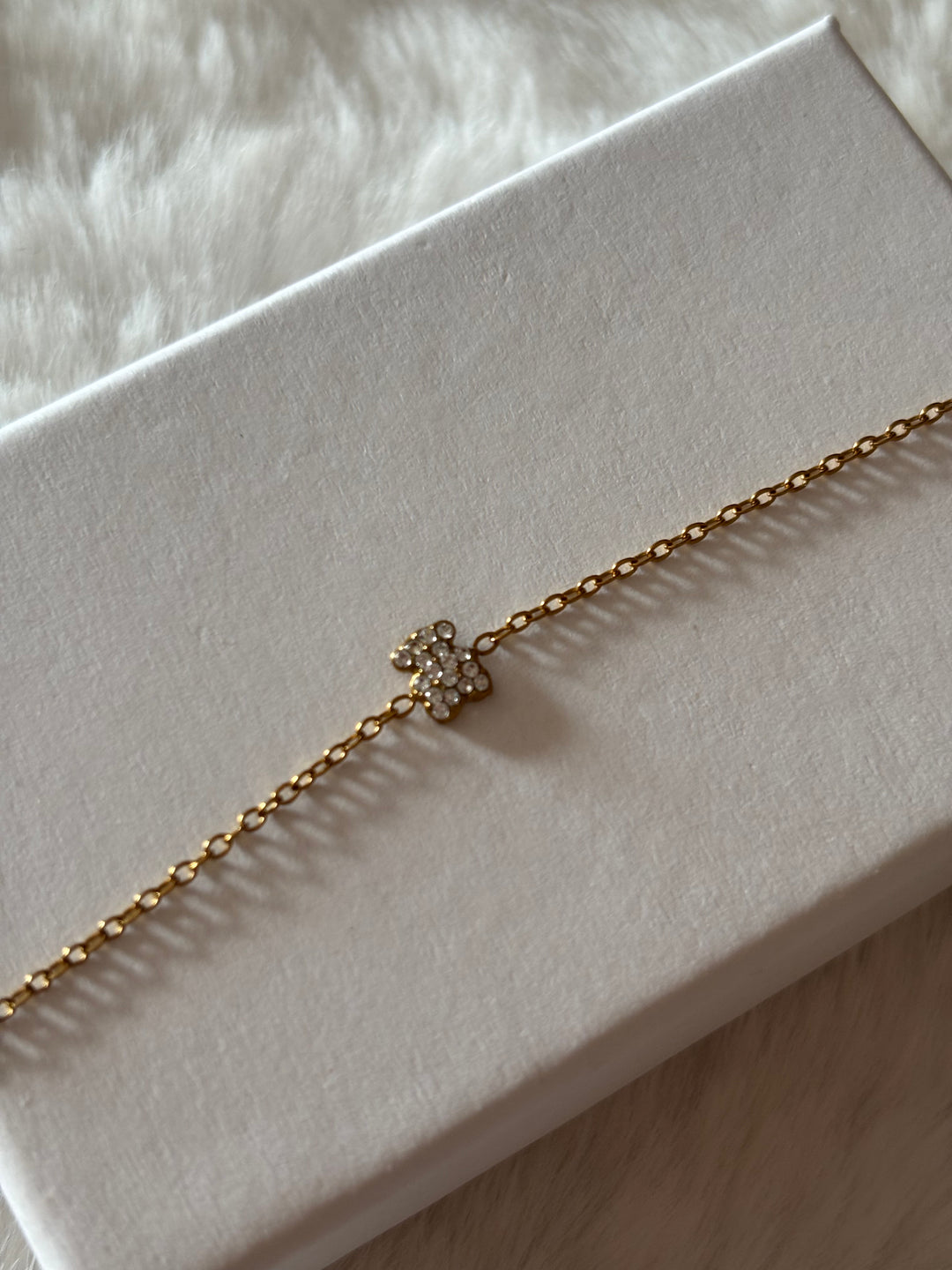 Pulsera Oso Dorada