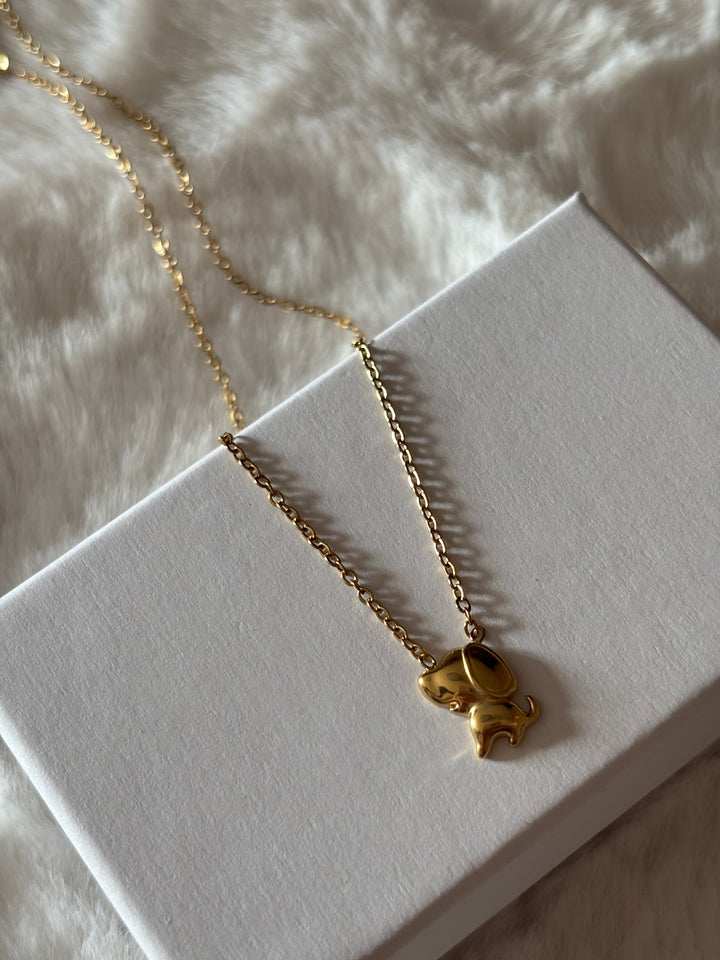 Colgante Perrito Dorado