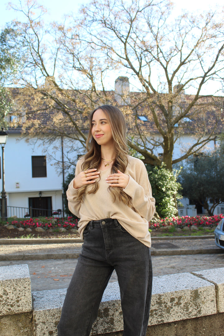 Jersey Punto Beige