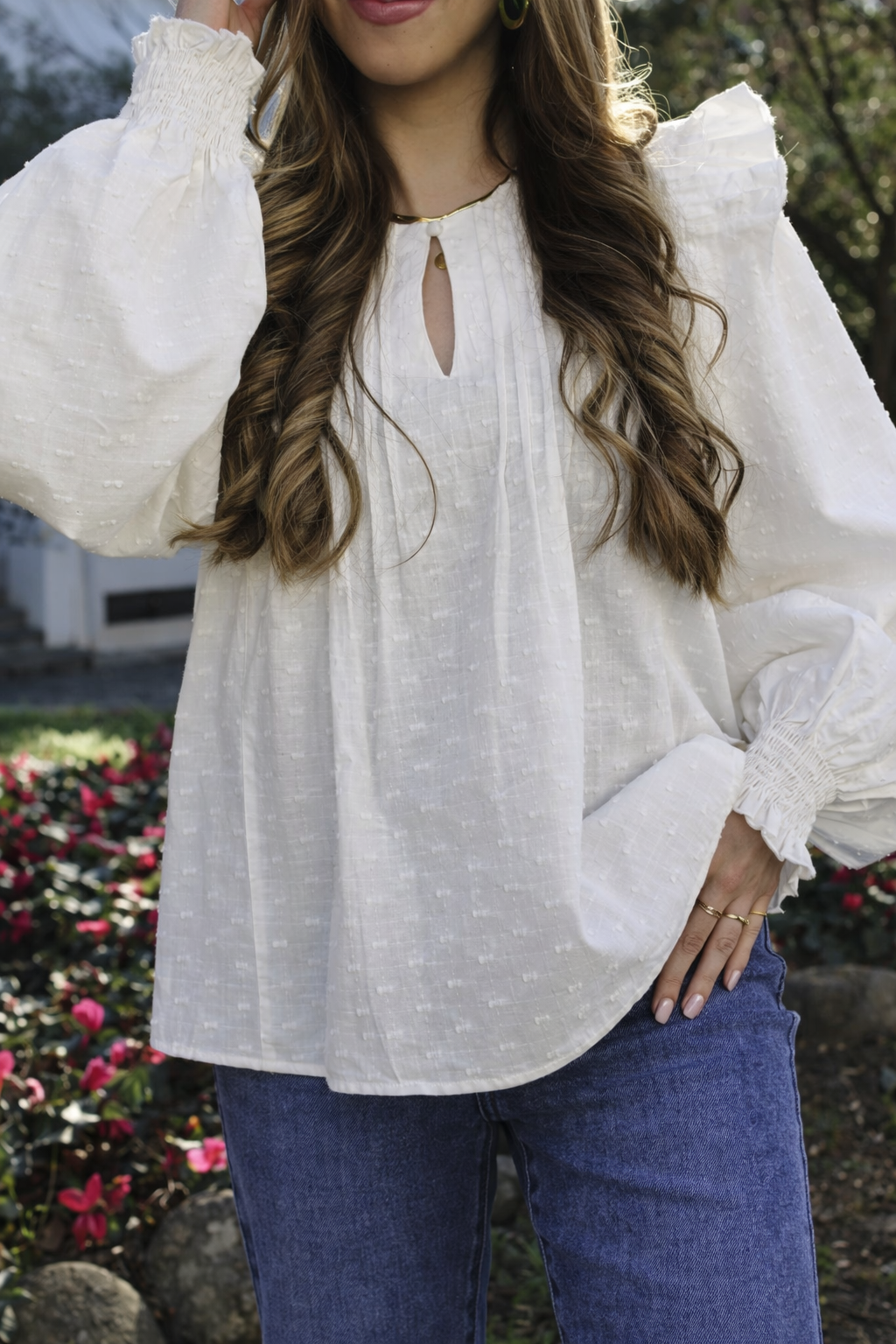 Blusa Premium Plumeti White