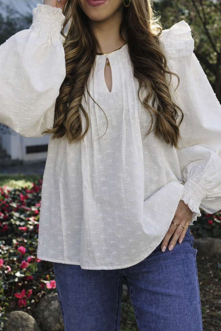 Blusa Premium Plumeti White