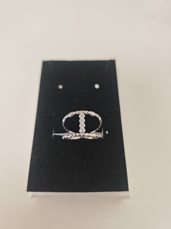 Anillo Elisa Plateado - Belorias