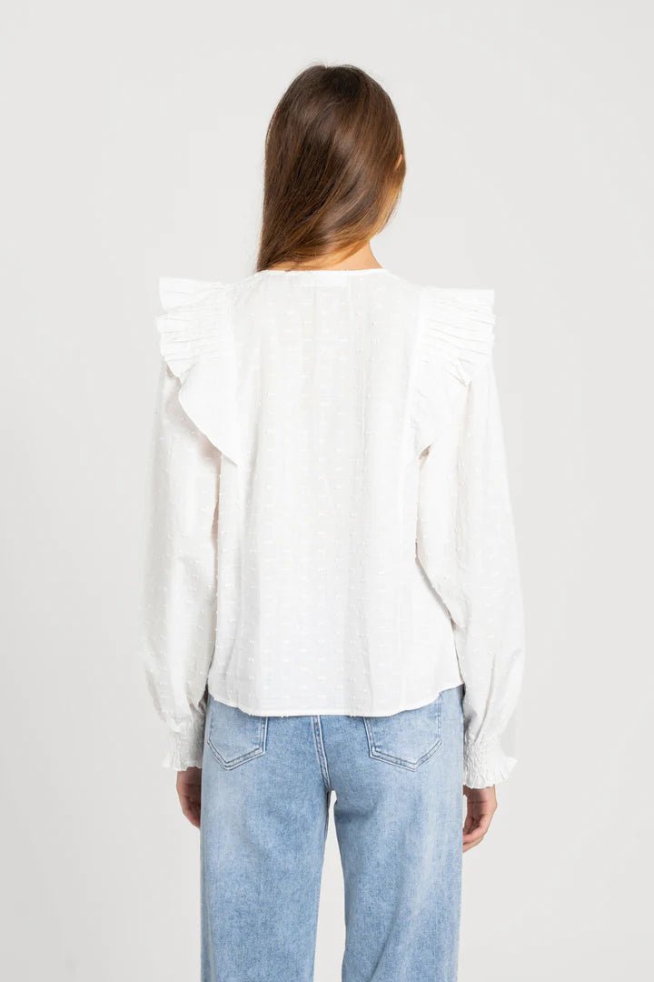 Blusa Premium Plumeti White - Belorias