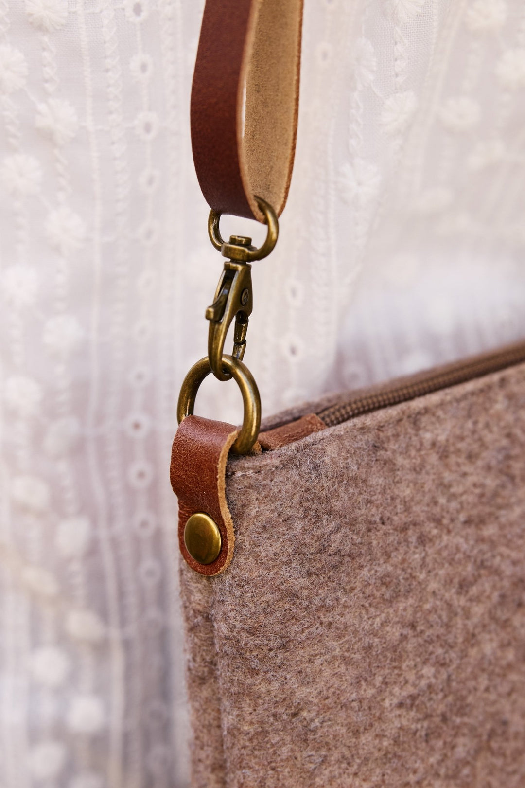 Bolso Bandolera Personalizado Fieltro Morante - Belorias