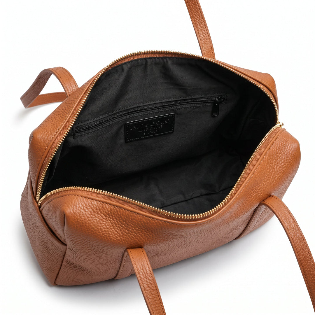 Bolso de Hombro en Piel Mera - Belorias