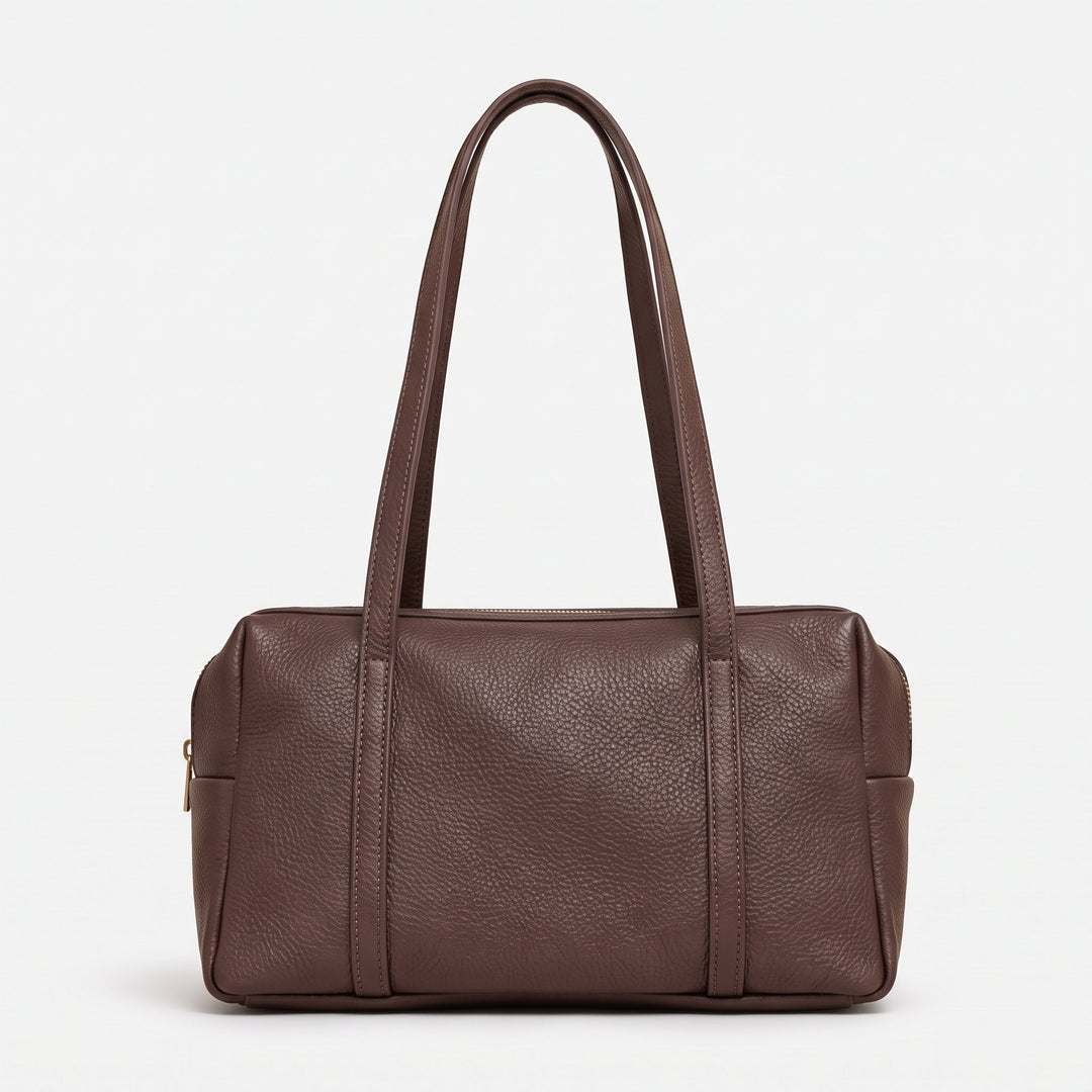 Bolso de Hombro en Piel Mera - Belorias