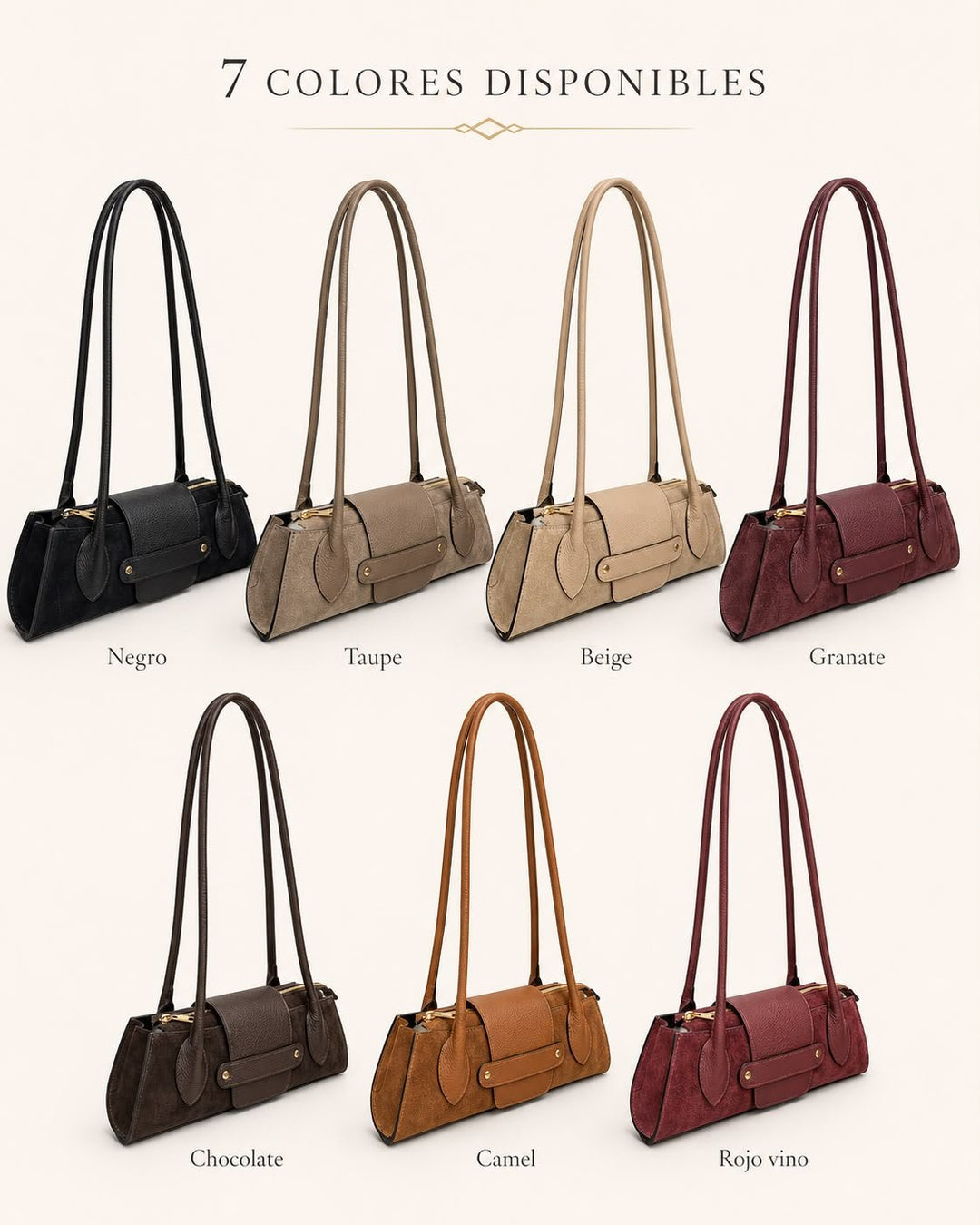 Bolso Serraje y Piel Dollar - Belorias