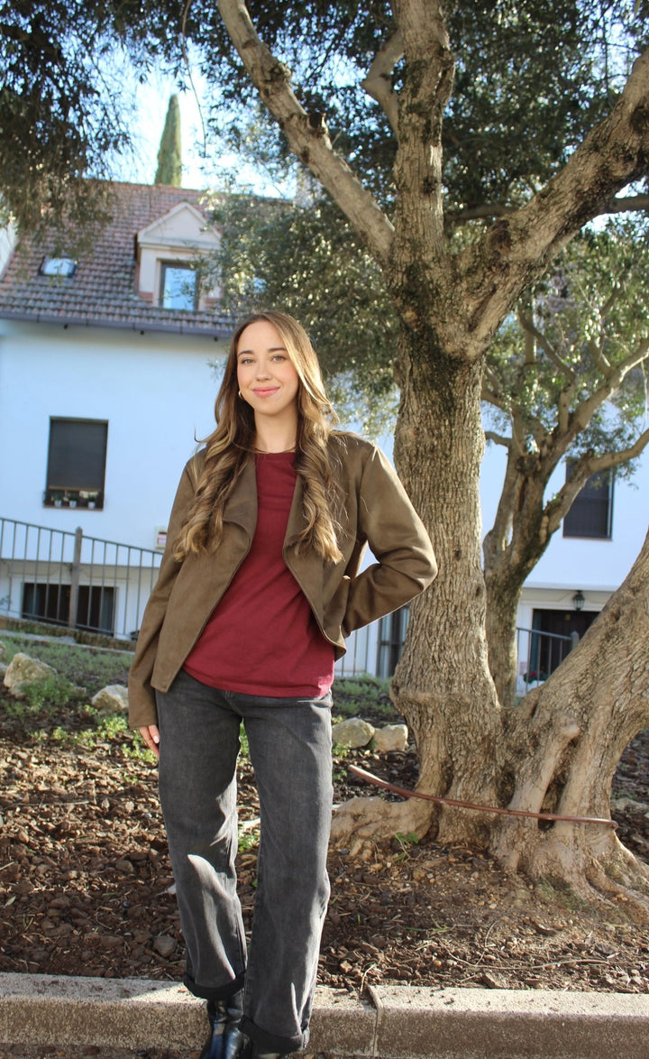 Chaqueta Ante Green - Belorias